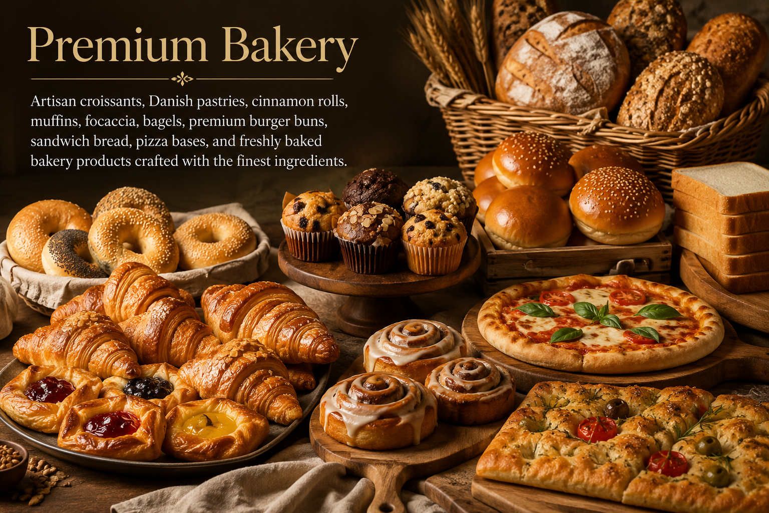 Premium croissants and pastries — Bakerz Range 03